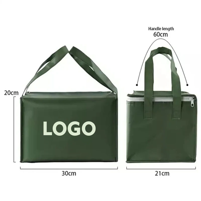 Waterproof non-woven coolers and insulated bag custom logo thermal insulation fabric for cooler bags