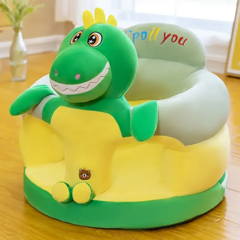 cover no filling Children Seat Chair Cute Folding Cushion Cartoon Learning Play Furniture Lazy bigger baby sofa cover