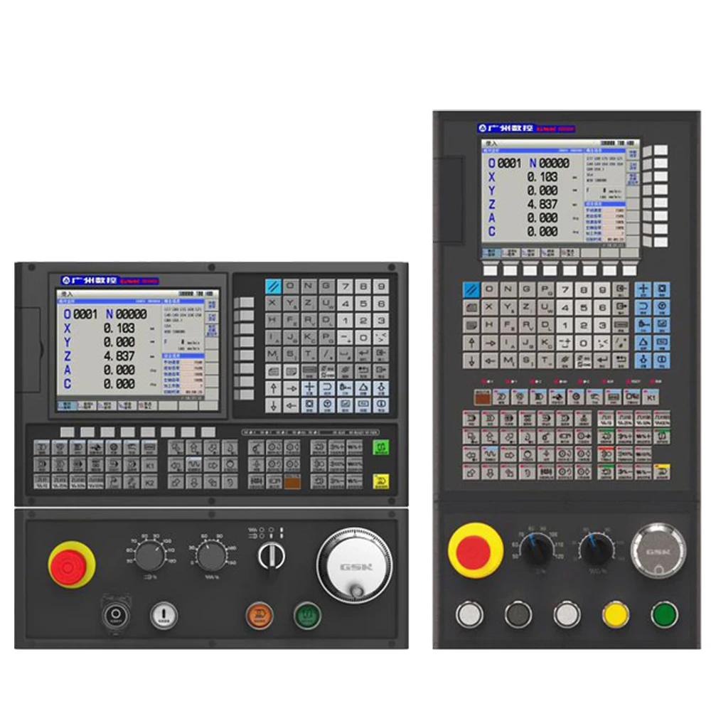 GSK 980TDi CNC controller Guangzhou CNC Double channel lathe  Numerical control system
