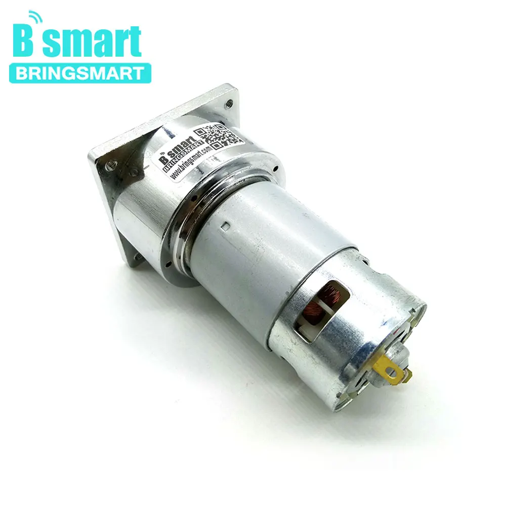 BringSmart 60GA775 12v dc gear motor 50kg cm right angle high torque accurate ball bearing for Electric tools power gear motor