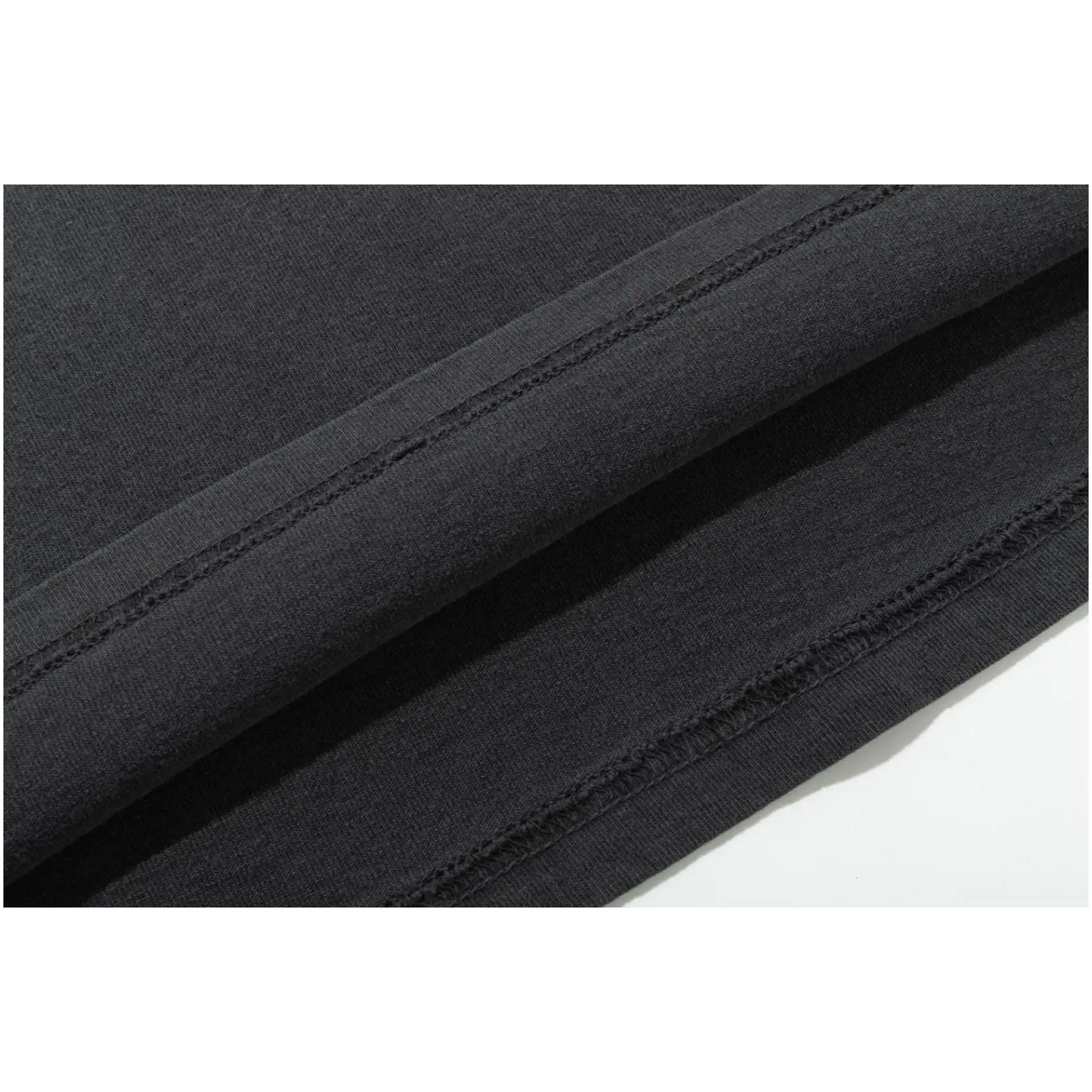 T-Shirt Sleeved Solid High Neck Vintage Wholesale Fashion Drop Shoulder Polyester For Men Unisex Blank Premium T-Shirt For Men