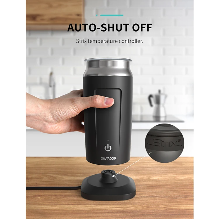 Milk frother electric multifunctional 500W stainless steel automatic milk frother 240ml