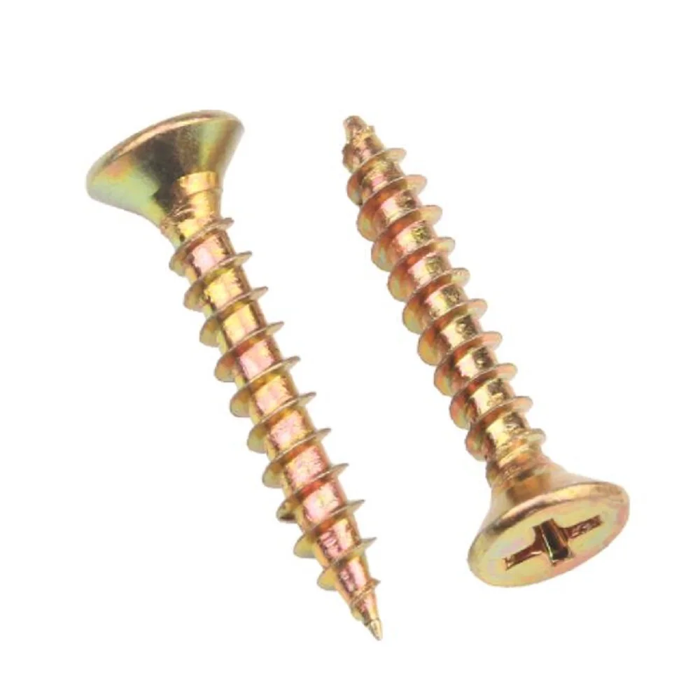 Tornillos Gypsum Board Screws Plasterboard Parafusos Mdf Screw Countersunk Head Din7505 Harden Mdf Furniture Chipboard Screw