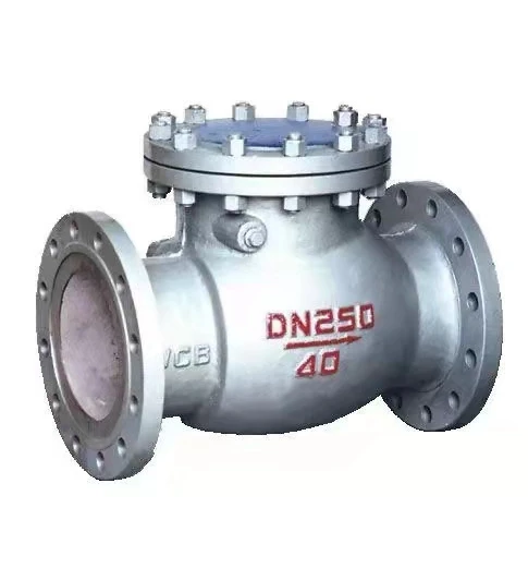 Оптовая продажа H44w-40c Dn250 воды воздуха на дизельном топливе, керосине внутренний чугун сталь Материал колебания запорный клапан