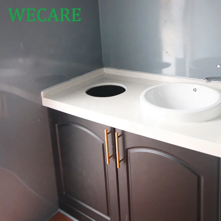 China supply the latest design outdoor Mobile Bathroom luxury portable toilet trailer