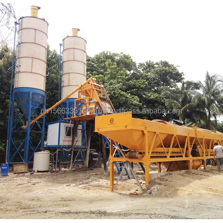 Stationary Concrete Batching Plant Js1000 Concrete Mixer Batch Plant Price