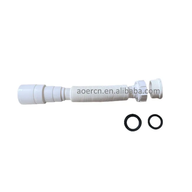 Competitive Price Of New Large Plastic Drain Pipe Sink Drainer With Strainer Flexible Waste Drain Hose