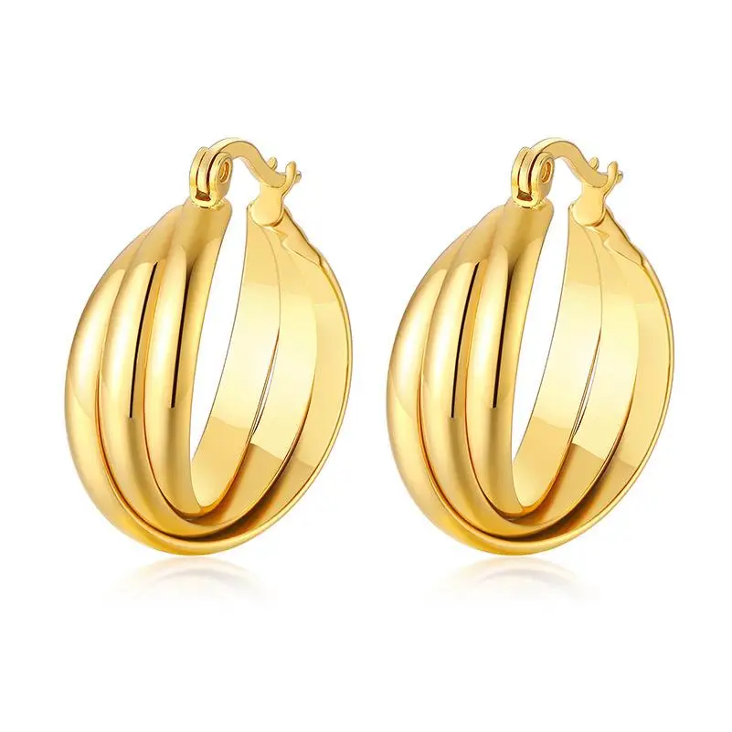 Stainless Steel Alloypendientes Earrings Bow Oem/Odm Gold Plated Studs Drop Free Shipping Wedding Oversized Lucky Clover Earring
