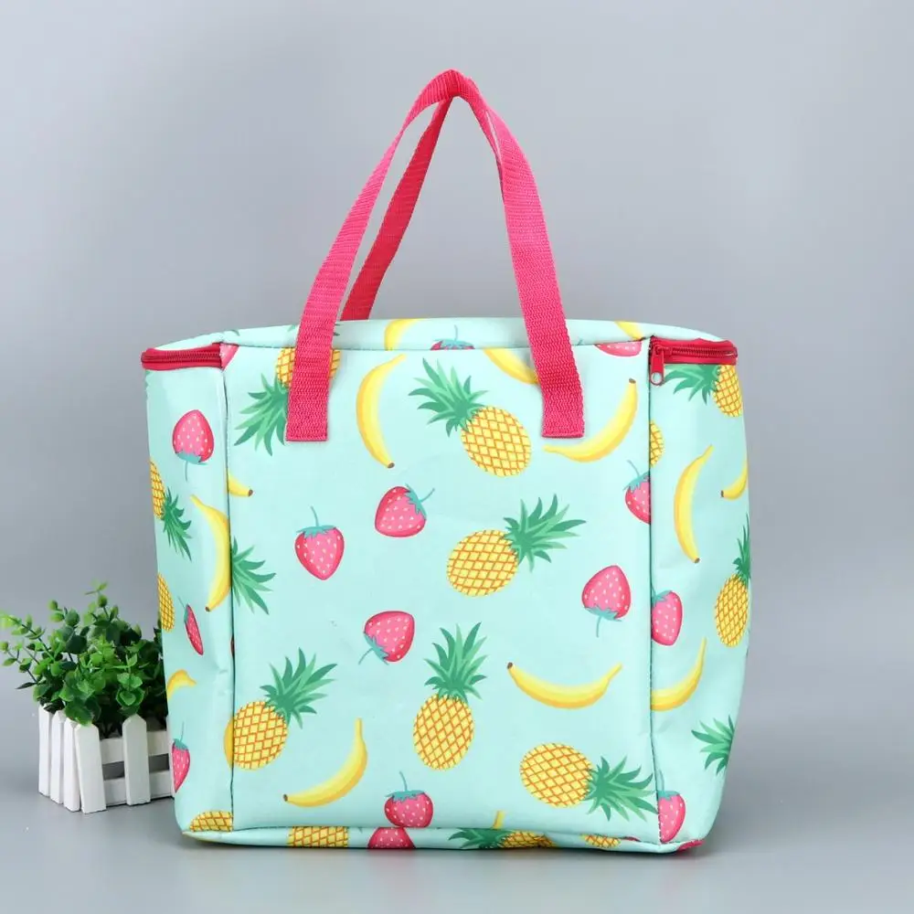 600d oxford aluminium foil insulated peva insulation foam thermal lunch bag waterproof picnic cooler bag