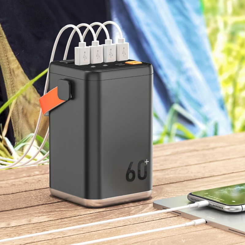 Hot selling wholesale power bank mobile charger led digital display high capacity power supply for phone