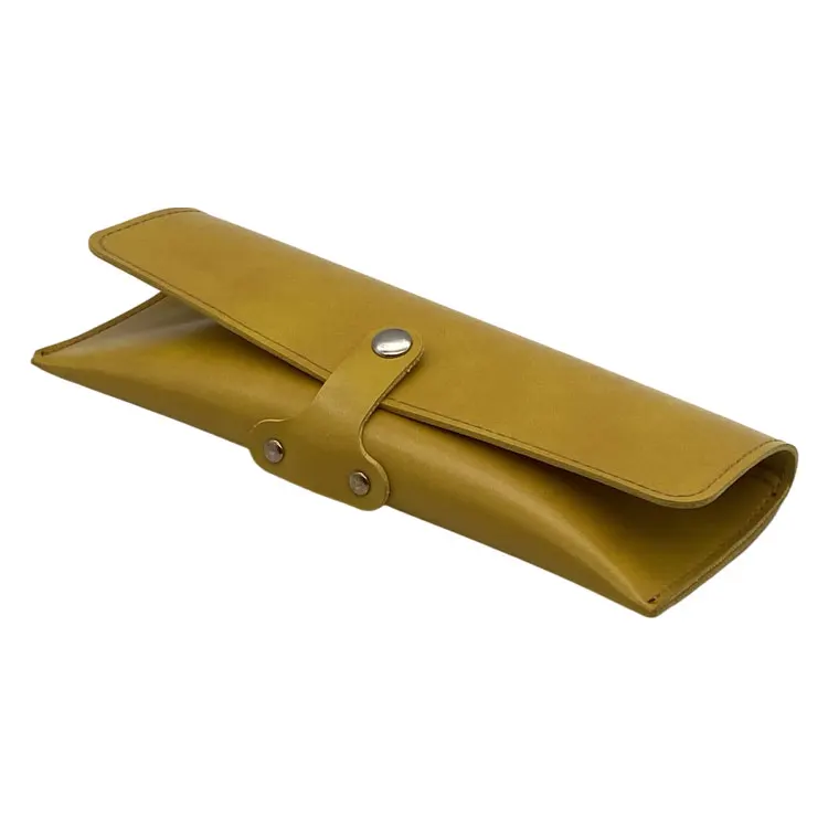 Wholesale High Quality Leather Glasses Case PU Handmade Eyeglass Case Luxury Material Sun Glass Bag