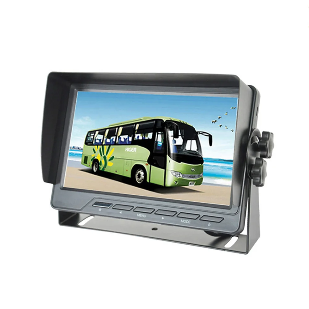 7 дюймов 1024*600 монитор экран для мобильного dvr с авиационная