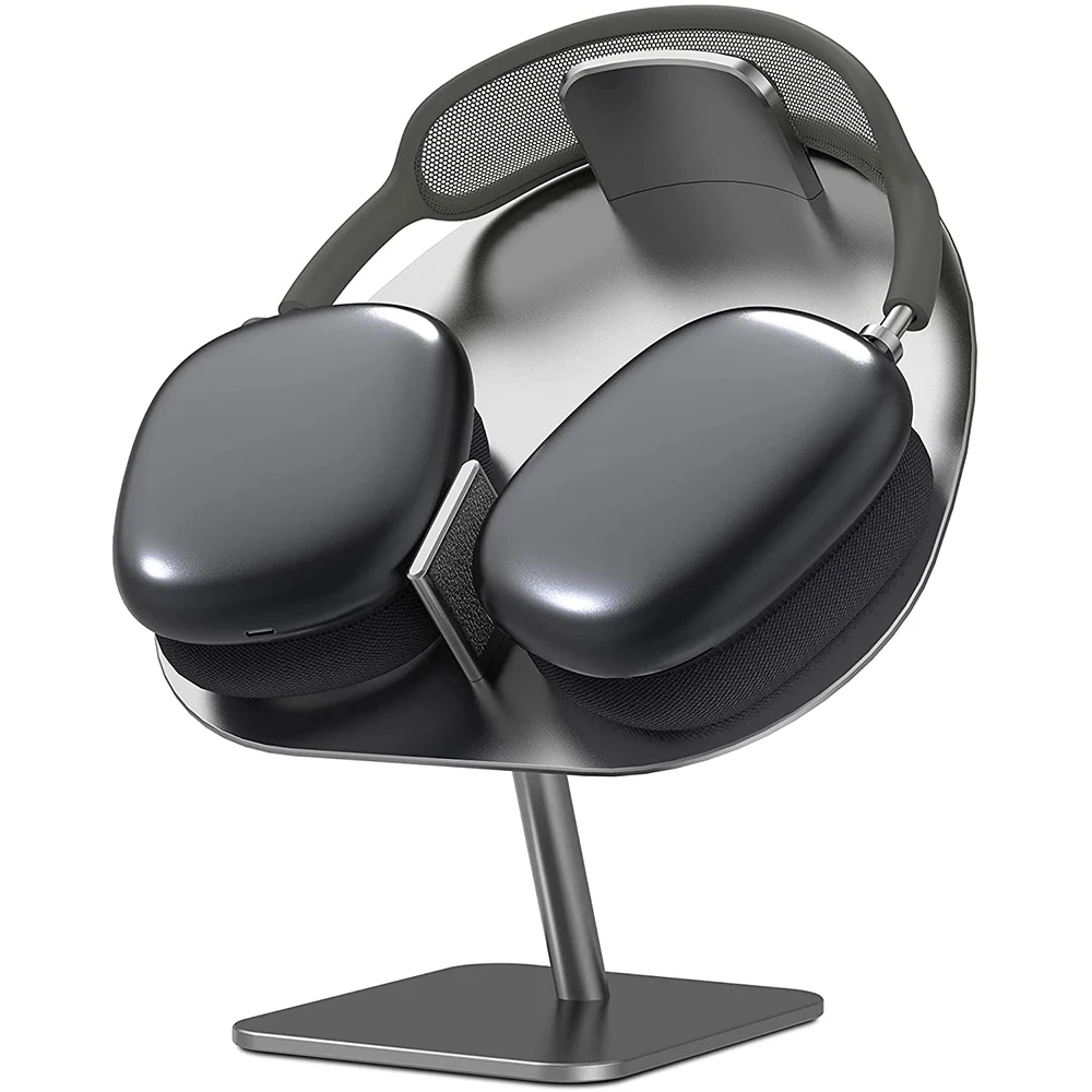 Aluminum Headphone Stand for Airpods Pro Max Shockproof Headset Holder with Auto Sleep Wake