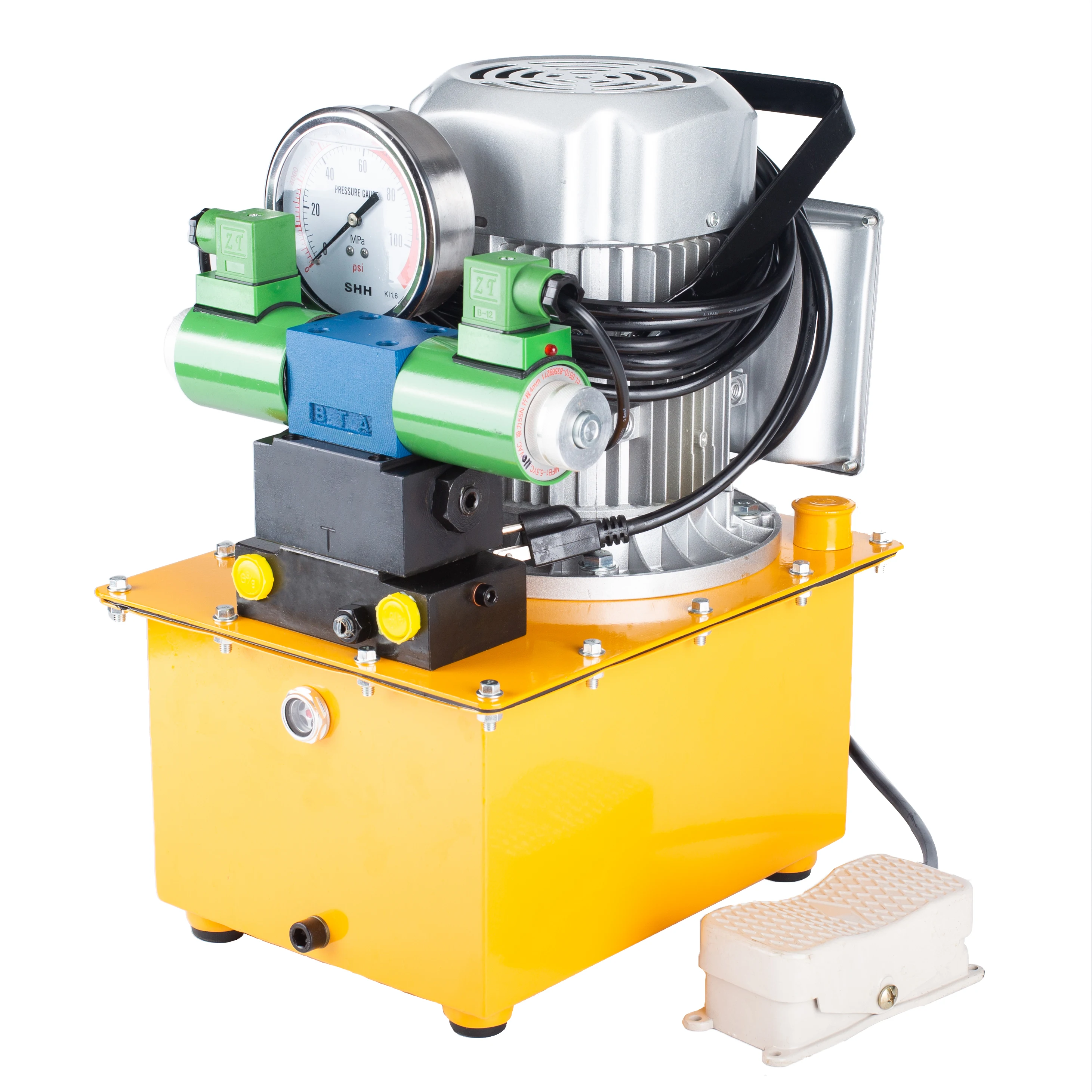 Hot Selling Hydraulic Electric Pump 750W Double Acting Hydraulic Driven Pump 110V /220V/380 7L Db075-D2