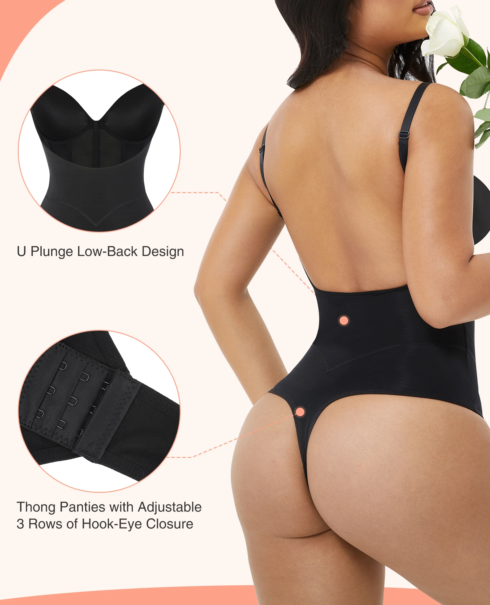 Hexin Fashion 2023 Wholesale High Quality Cheap Transparency Lace One Piece Thong Sexy Lingerie Women