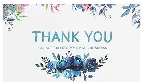 Customized Design Recycled Paper Offset Printing Business Thank You Greeting Card Postcards With Logo