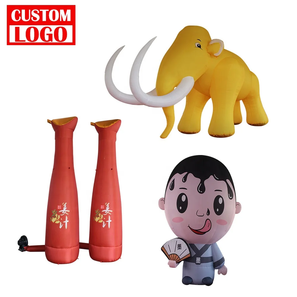 Advertising Custom Logo Inflatable Pillars Advertising Inflatables Adult Doll Inflatable Christmas Decorations