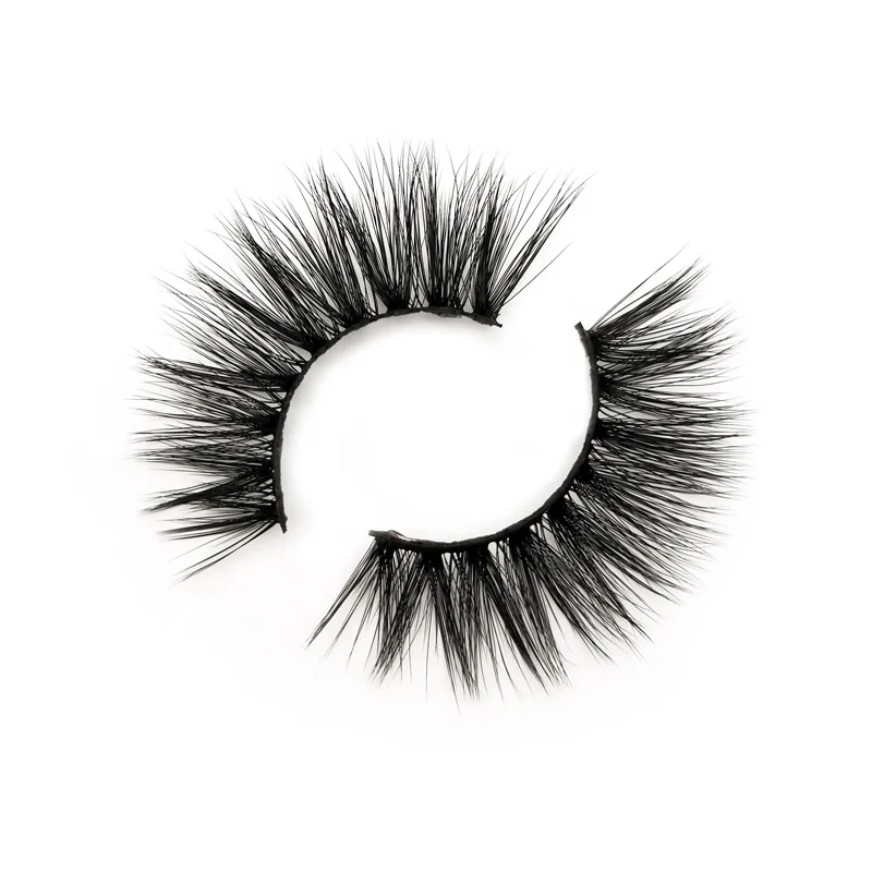 mink lash custom fluffy hybrid lash strip classic syntactic mink lashes 5 in 1 mink eyelashes exclusive