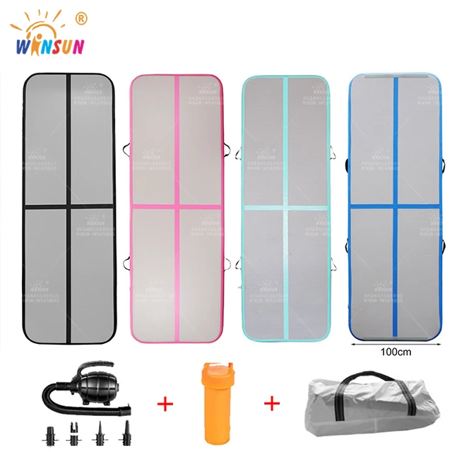 Factory price GYM Airtrack Gymnastics Mat AirTrack Inflatable Air Floor Mat acrobatics air tracks