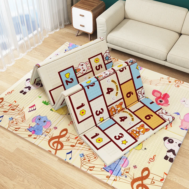 High Quality Comfortable Waterproof Anti Slip Foldable Mat Xpe Foam Soft Folding Mats With Bag