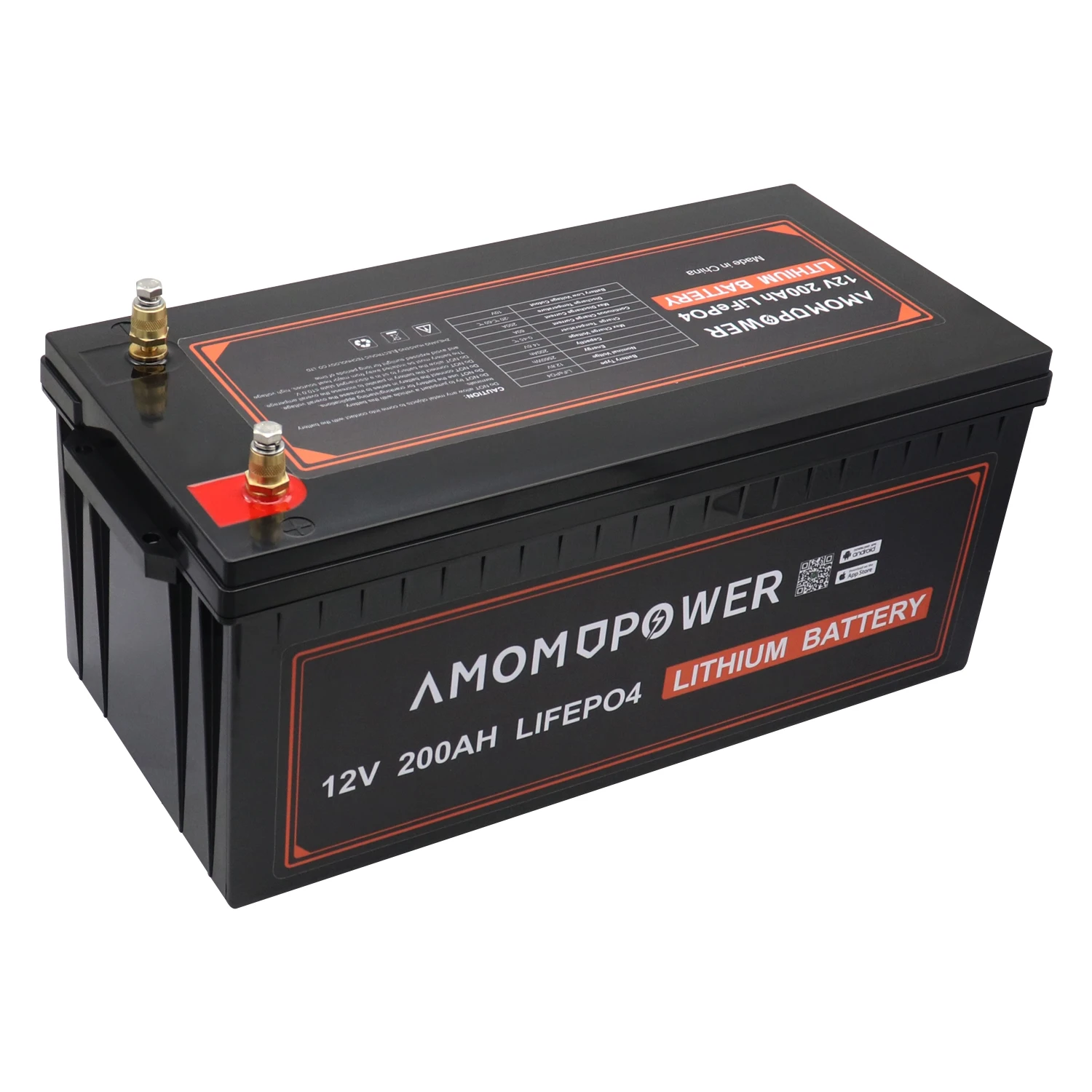 12V 200Ah Lifepo4 Lithium Ion Phosphate Battery Custom Size for Electric Systems Solar Energy Storage Replace Acid Battery