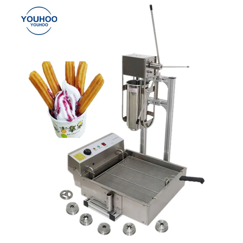 Small manual churrera churros machine 5L spain churro maker making machine a churros