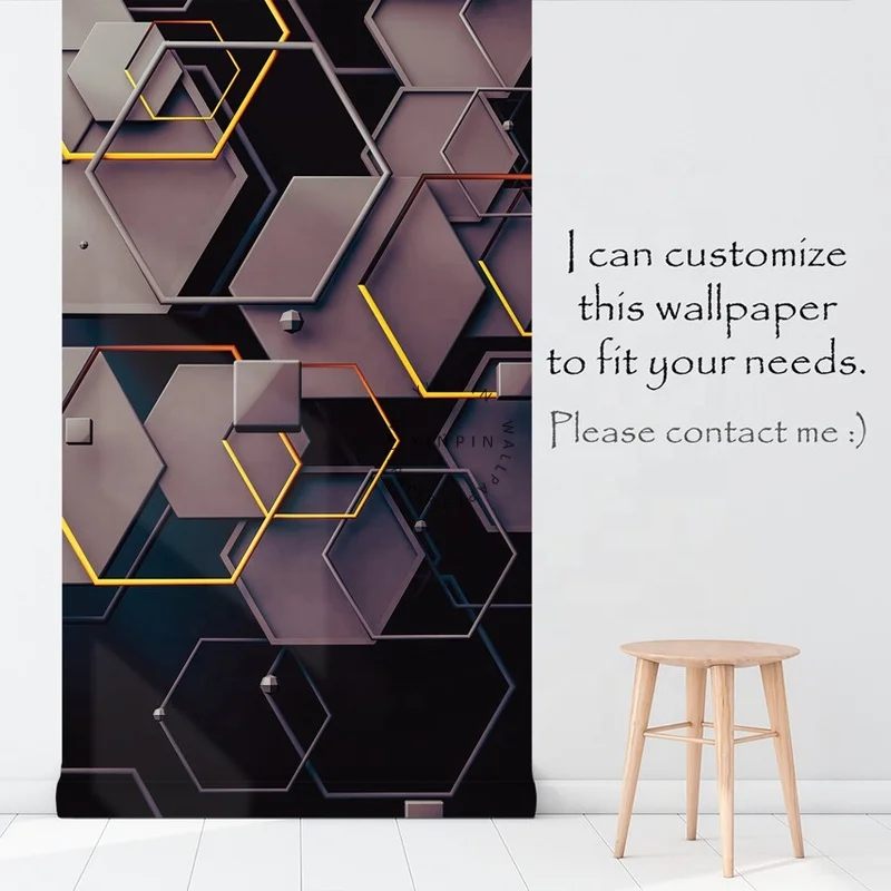 Colorful donut peel and stick removable 3D decorative wallpaper mural