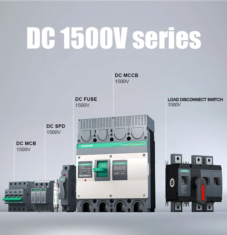 DC ELECTRICAL CIRCUIT BREAKERS MCCB 63A 80A 100A 125A 160A 200A 250A  400A 630A