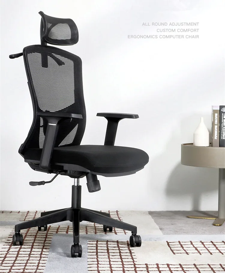 Luxury High Back Lumbar Support Ergonomic Executive CEO Boss Manager Computer Desk Swivel Office Chair Furniture