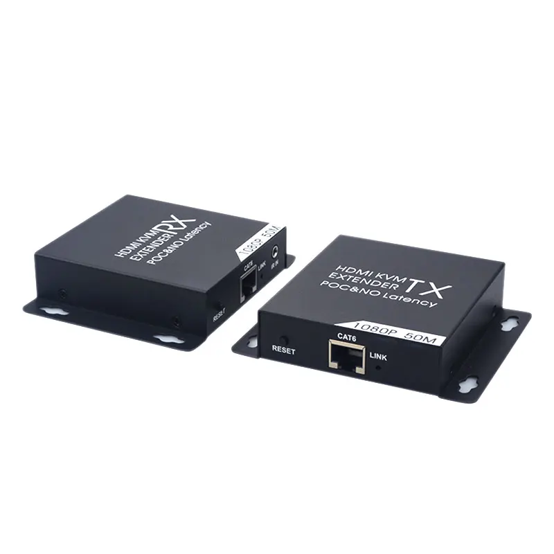 hdmi kvm extender hdmi extender 50m Transmitter Receiver Over Cat 5e/6 Cat5 Cat6 Rj45 Ethernet extension transmission 50 meter