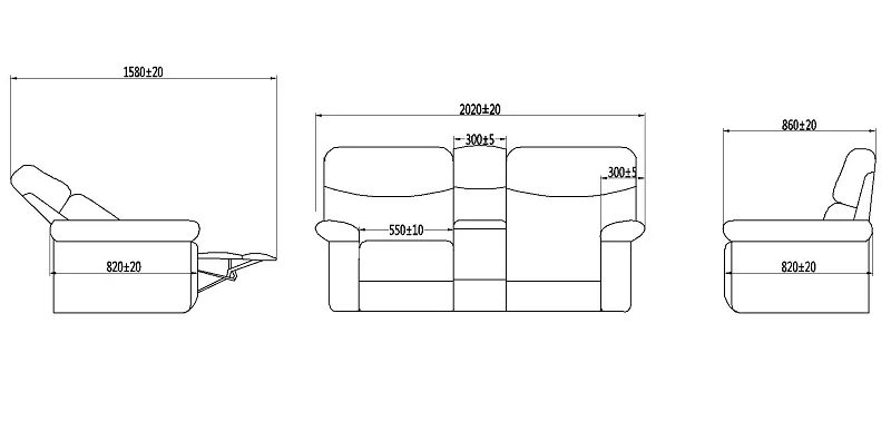 Commercial Furniture Luxury Adjustable Power Electric Home Theater Recliner Chair Cinema Theater Lift Recliner Chair Sofa