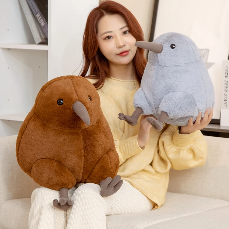 Lovely stuffed brown Kiwi bird toy plush Kiwi doll gift  Birthday Gift Decoration Ornament Toy