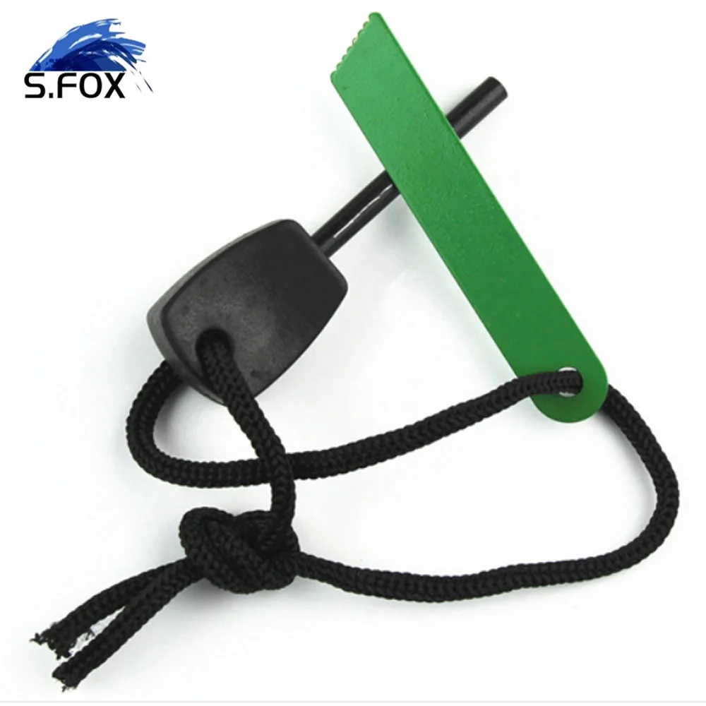 Magnesium Flint Steel Striker Fire Starter Lighter Hiking Emergency Mini Fire Starter