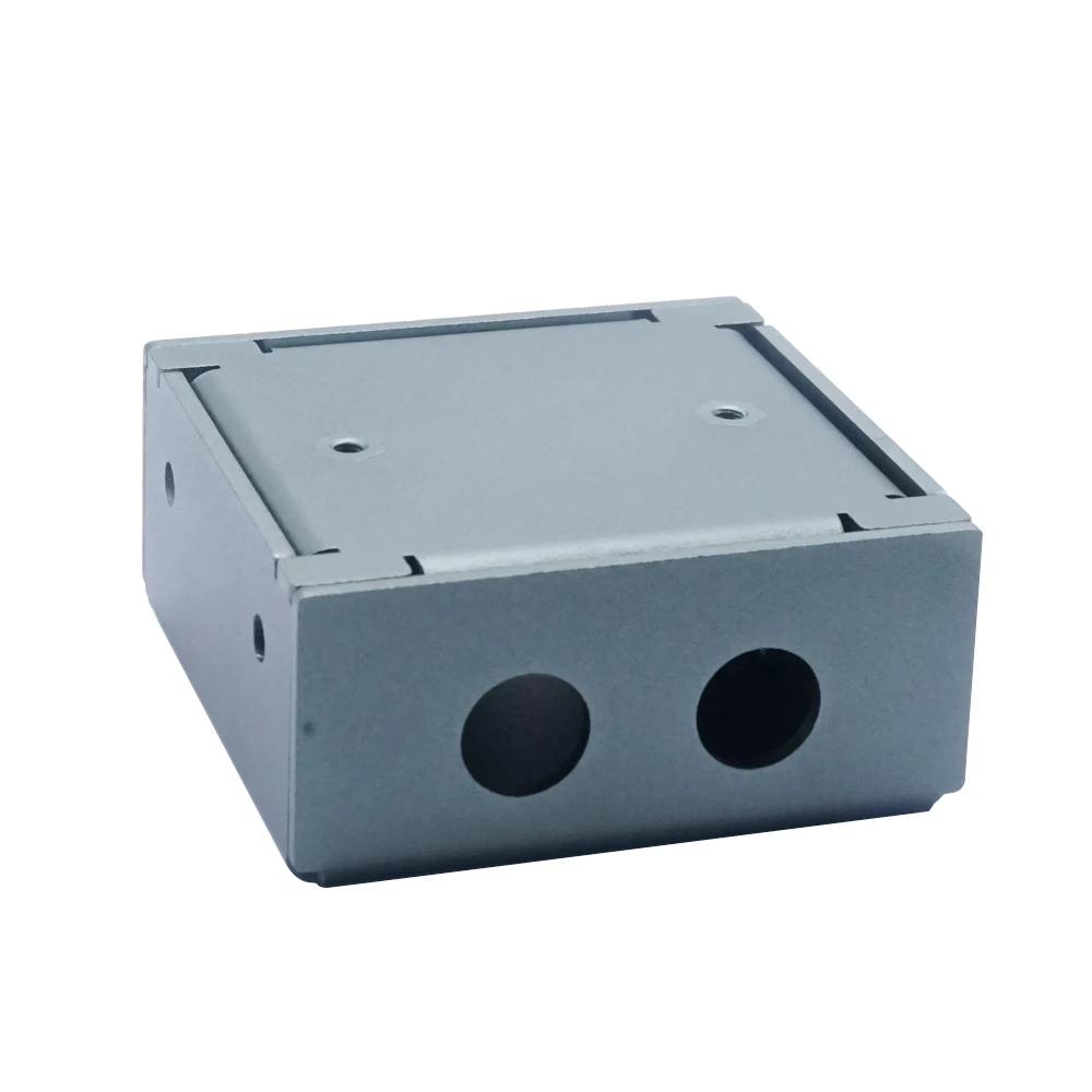 Custom Sheet Metal Fabrication Enclosure Square Electric Concealed Box Aluminium Concealed Metal Electrical Box