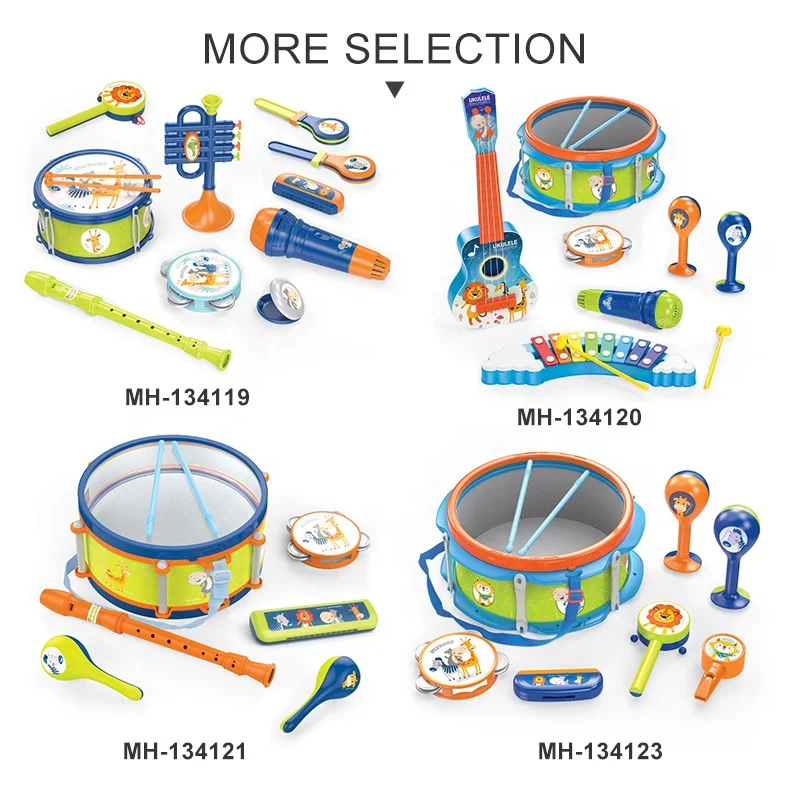 Cartoon kids singing microphone toy musical instruments toddler echo microphone toy