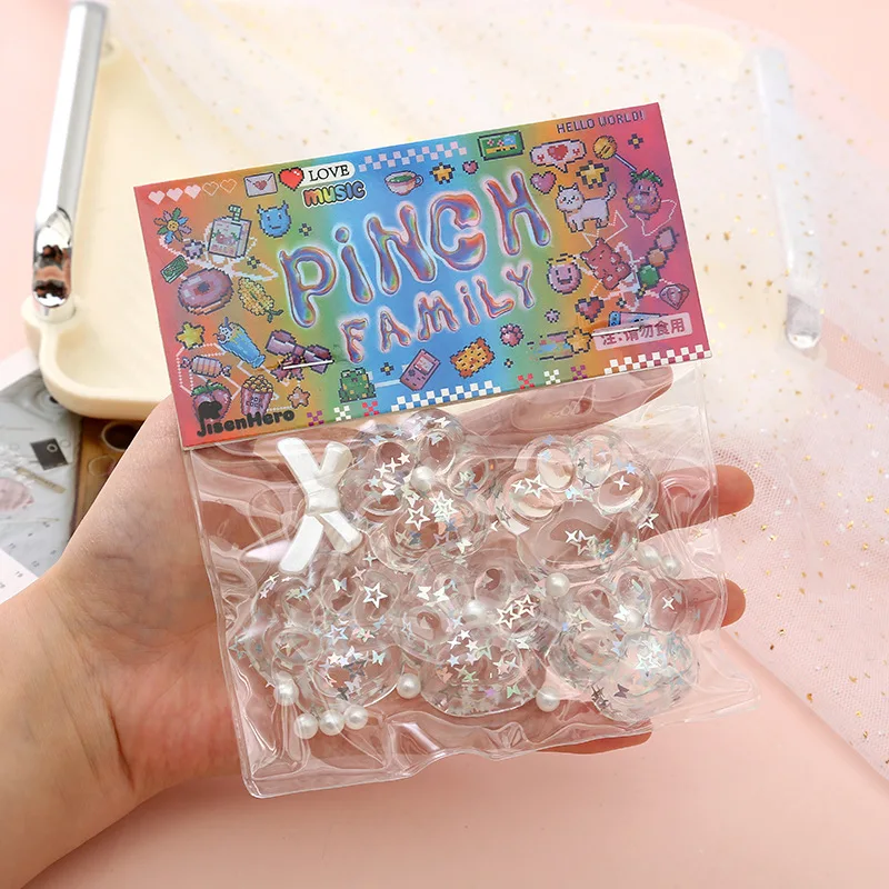 Wholesale Crystal Cat Paw Squeeze toys Soft Factory Direct Novelty Party Favors Mini Cute Toys Animal Squishy Fluffy