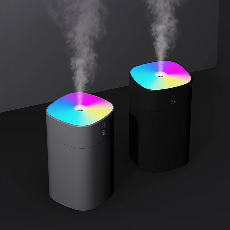 400ML Large Capacity Air Humidifier With Light No Noise Diffuser Humidifiers Mini Desktop For Car Home Work