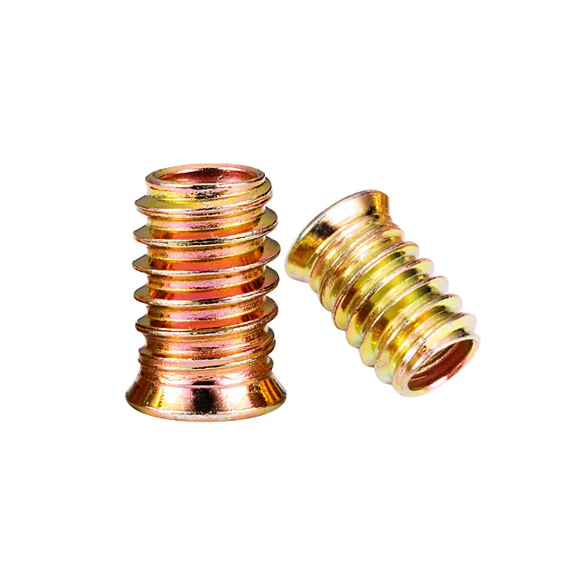 M2.5*0.45 M3*0.5 M3.5*0.6 M4*0.7, M5*0.8 M6*1 M8*1.25 stainless steel Brass knurled thumb screw nuts Threaded Inserts nuts/