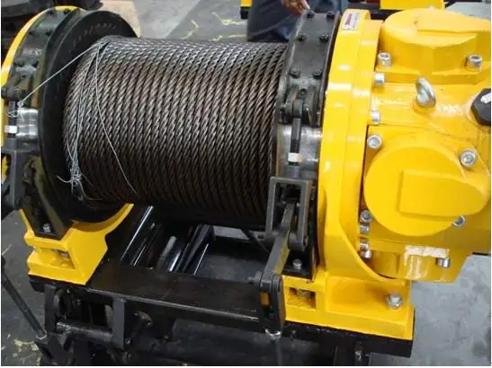 QJ1/120 AIR WINCH,Lifting and towing of oilfields, mines, ships, etc.