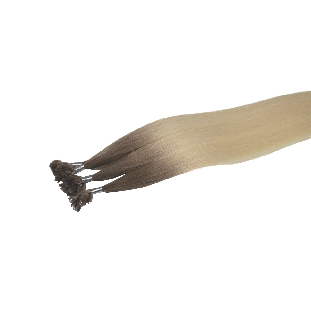 YADING Pre Bonded U Tip OM8-613 Blonde Large Stock Top Quality Virgin Hair 100 Remy Human Double Drawn Tape Hair Extensions