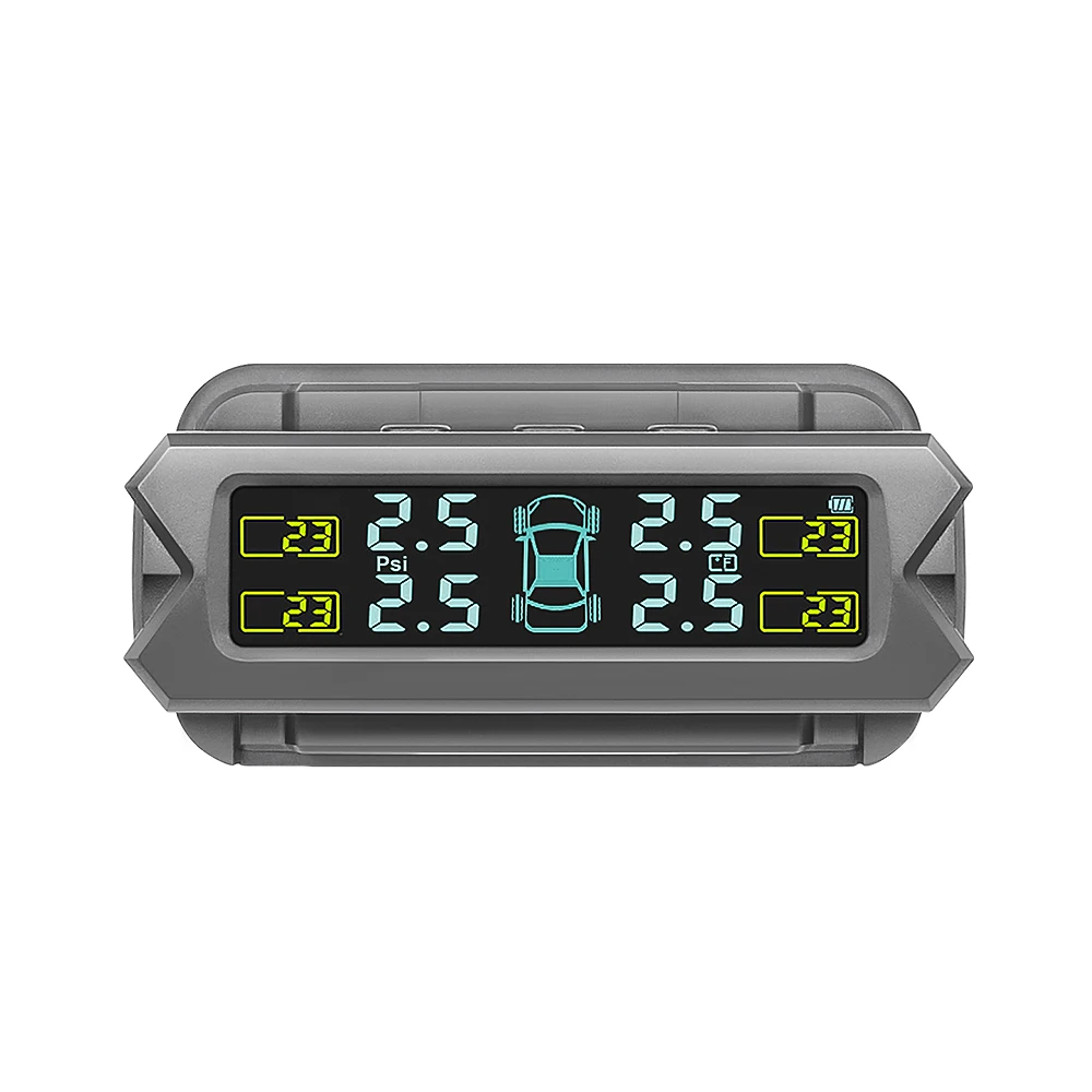 Car TPMS Sensor Solar Energy External TPMS Car Tire Pressure Monitoring System