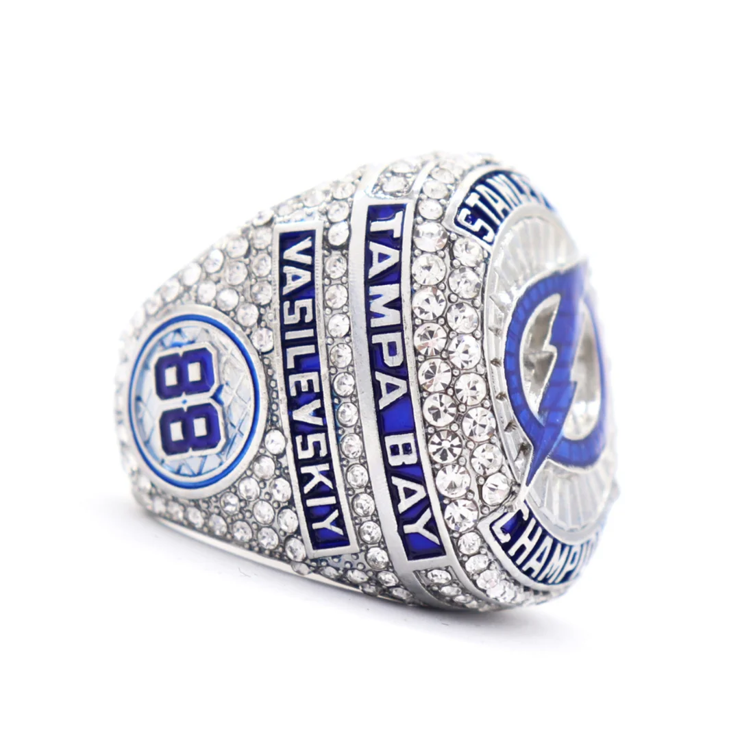 TAMPA BAY LIGHTNING 2021 STANLEY CUP чемпионские кольца игрок Vasilevskiy 88 #