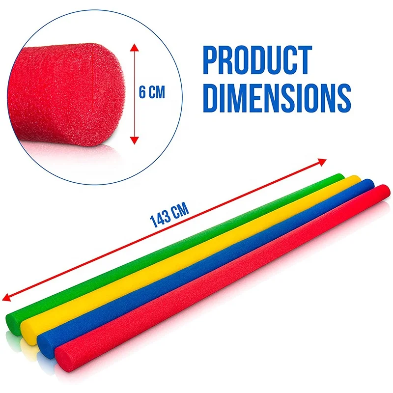 Manufacturer Flexible Swimming Pool Noodles Waterfun Pool Noodles Colorful Swimming Noodles