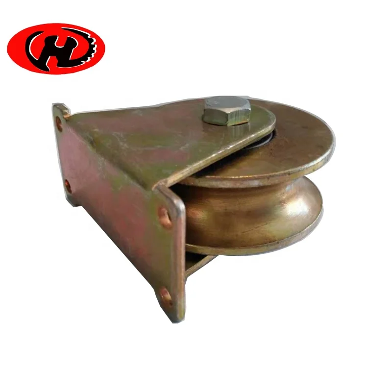 U groove roller  for Sliding gate round grooved pipe wheel roller pipe track wheel