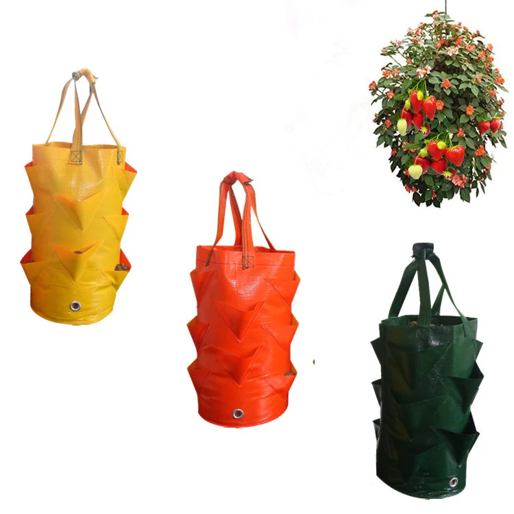 Strawberry Planting Bag Hanging Planting Bag Plant Grow Bag