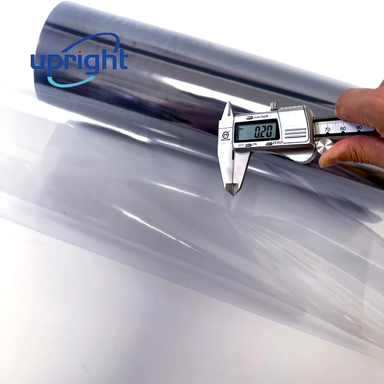 Upright Transparent Materials Rigid Plastic Sheet Thermoforming Clear Pvc Sheet Roll For Packaging