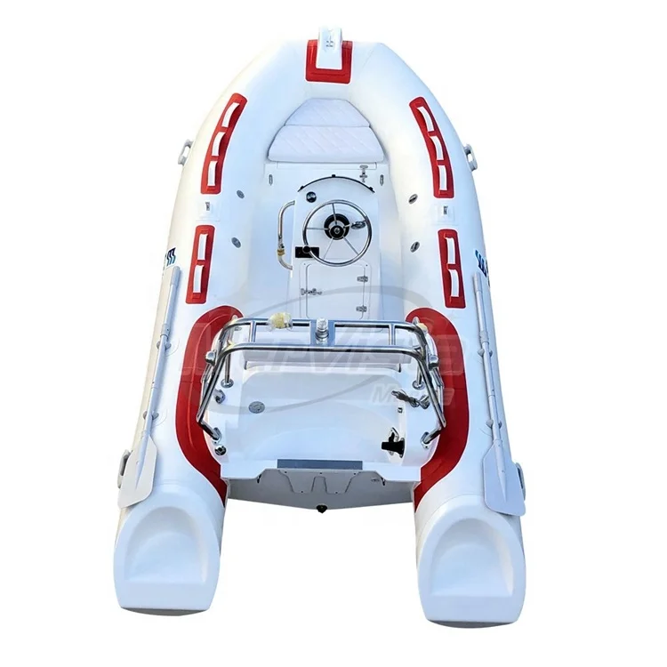 CE 13ft RIB390 жесткий корпус из стекловолокна Orca Hypalon ПВХ надувная рыбацкая лодка зодиака