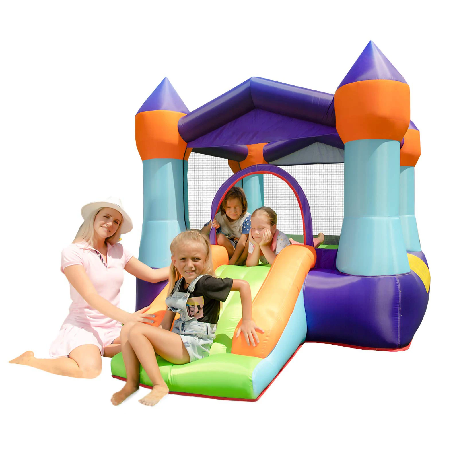 kids inflatable  commercial giant play house  bounce bouncing for party