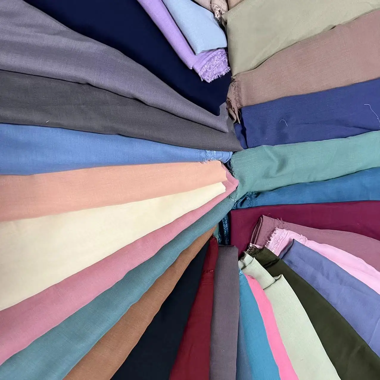 cotton voile ready colors for hijabs/plain color cotton voile for head scarf ready colors/ready colors cotton voile bawal