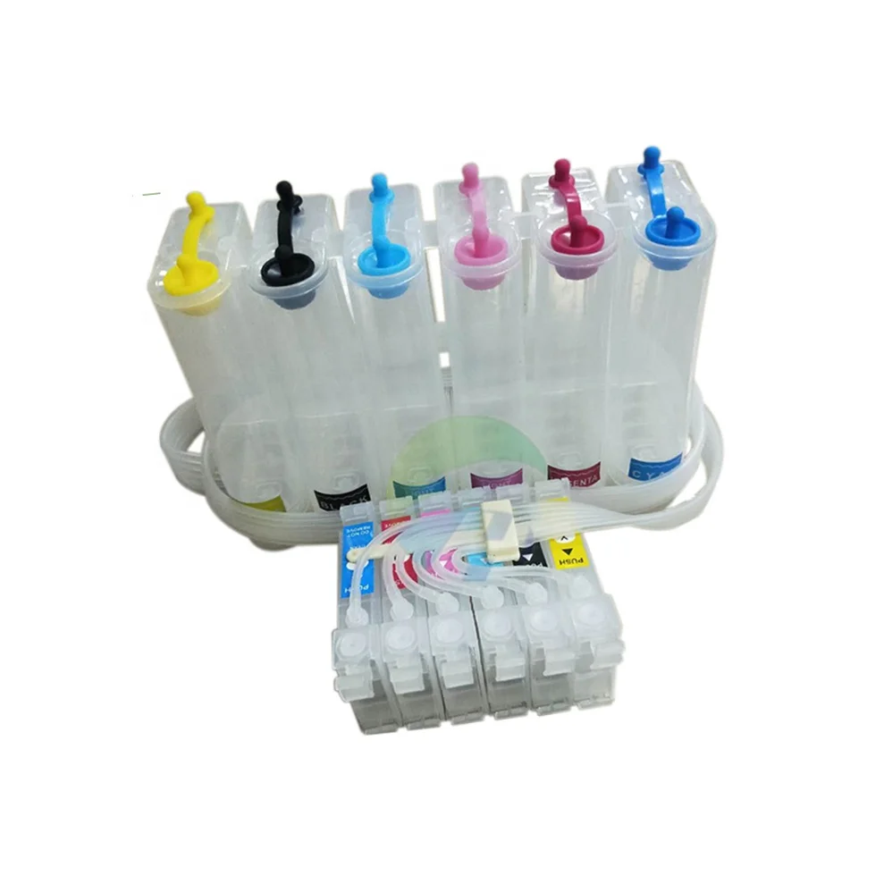 Water/ Eco solvent ink 6 color printer Ciss System Eps/HP printer continuous ink supply system external ink cartridge